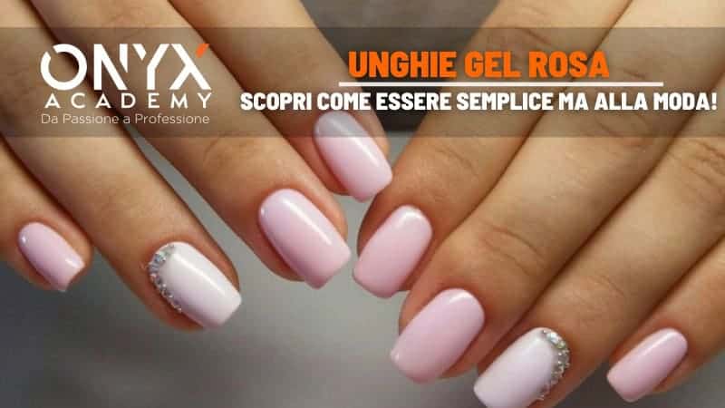 moda-alla-semplici-rosa-gel-unghie