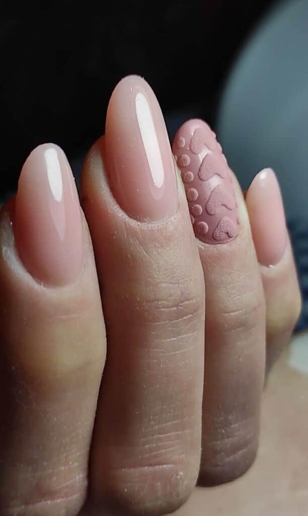 Unghie a Gel Rosa